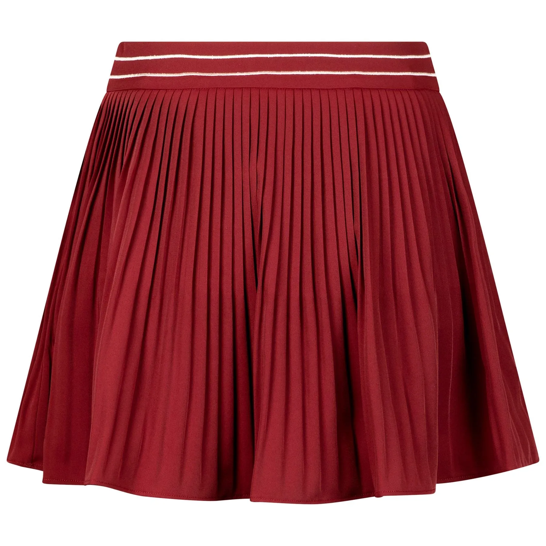 Valentina Pleated Skirt Vino