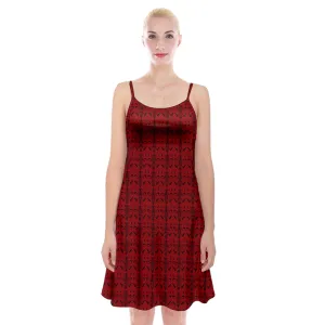Vamplilly Spaghetti Strap Velvet Dress