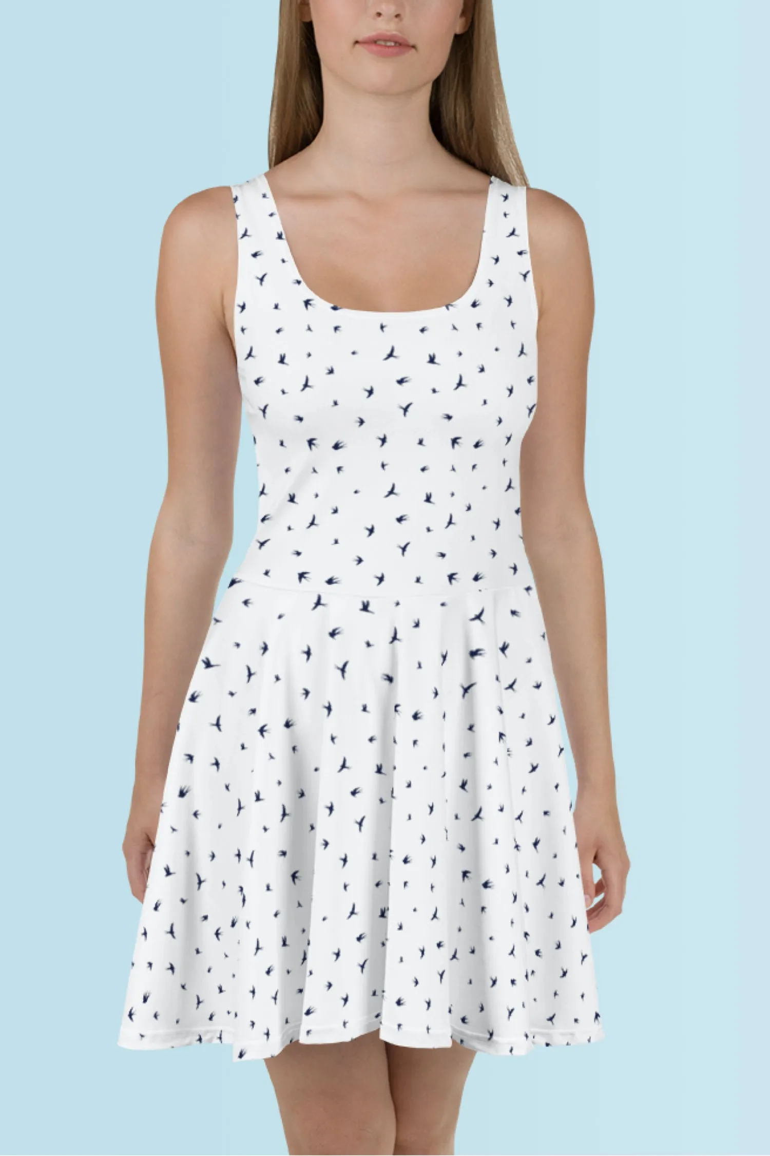Vestido patinador Dreaming Birds