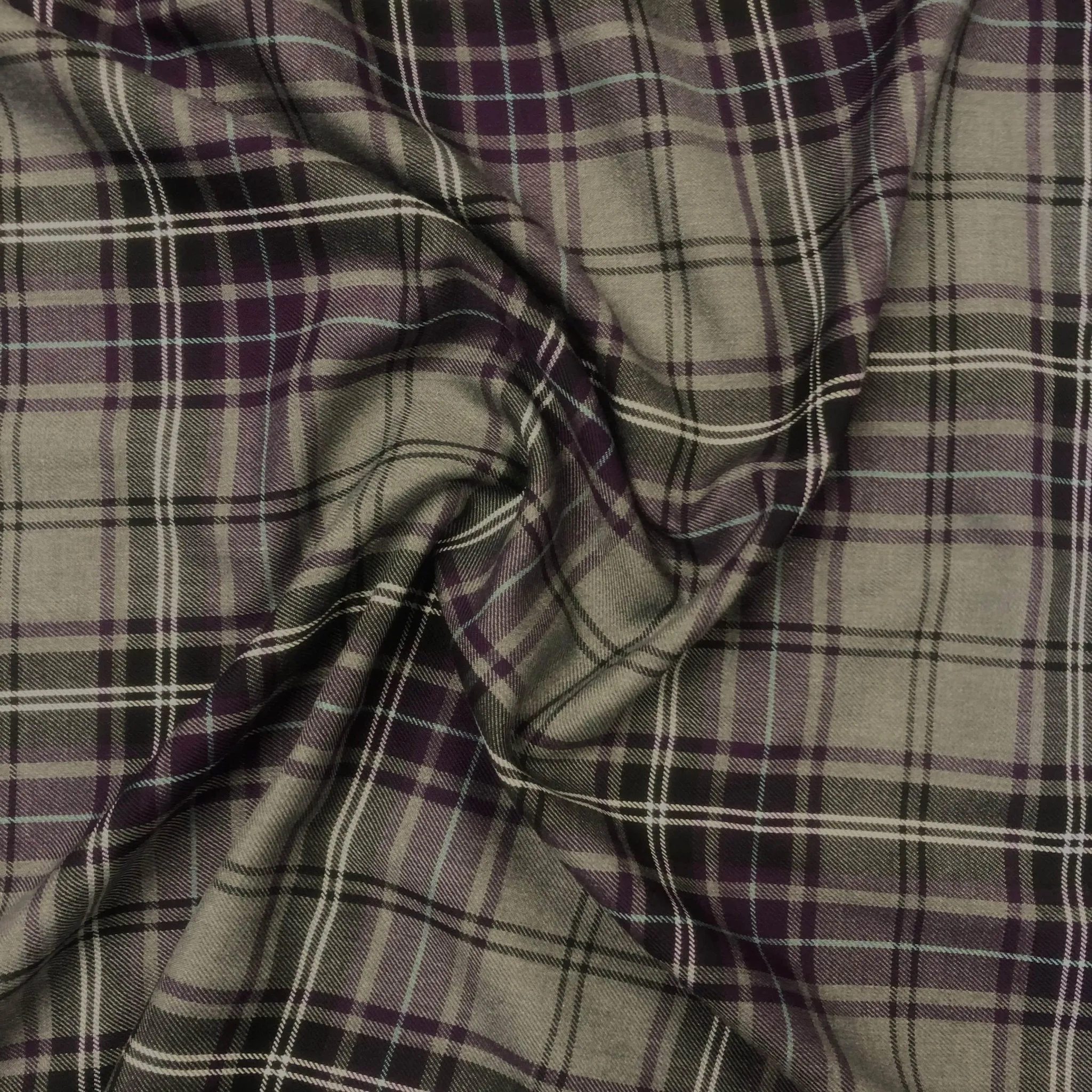 Viscose Twill Tartan - Hamilton