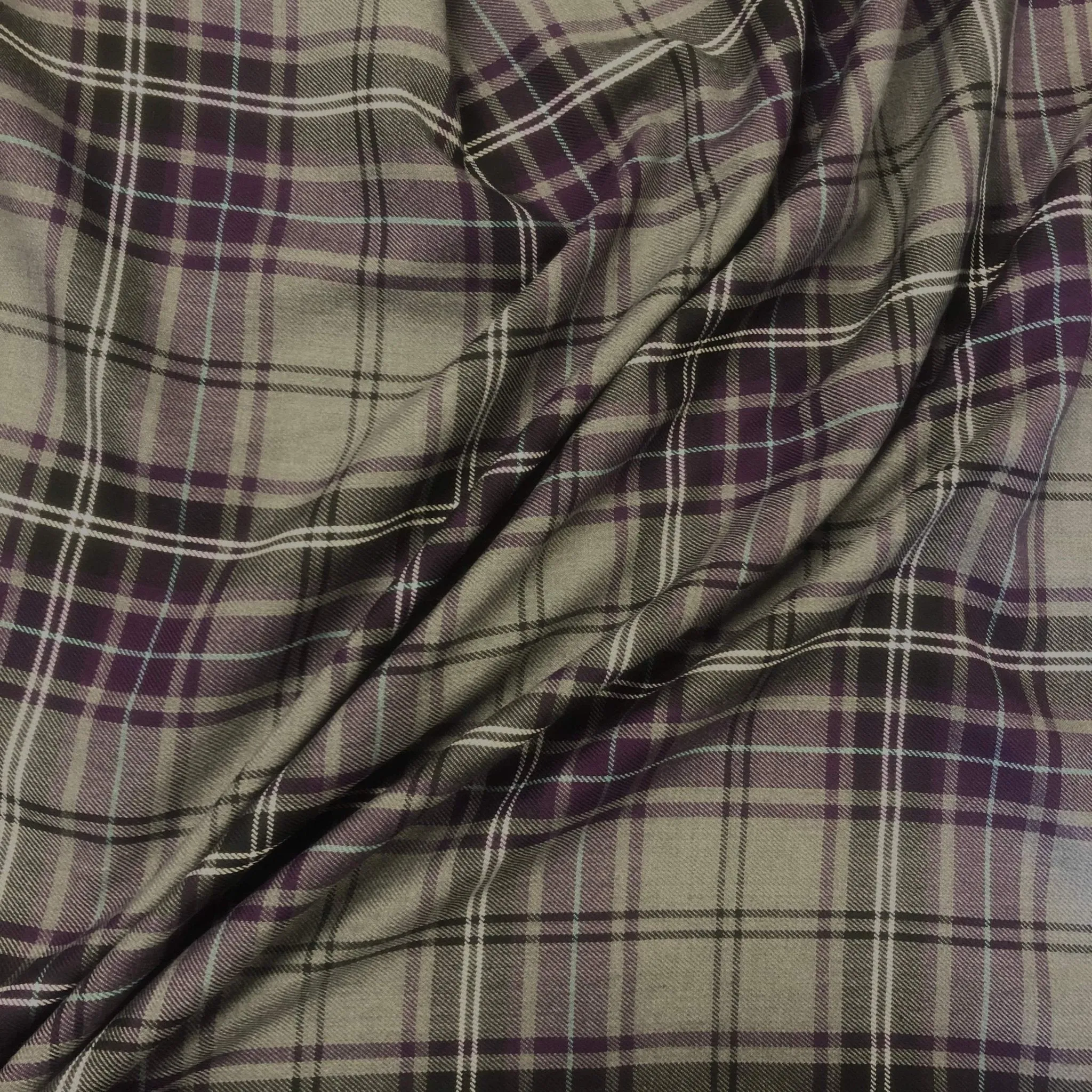 Viscose Twill Tartan - Hamilton