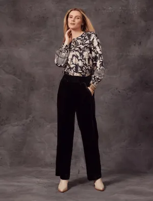 Visionary Blouse-Indigo/Multi