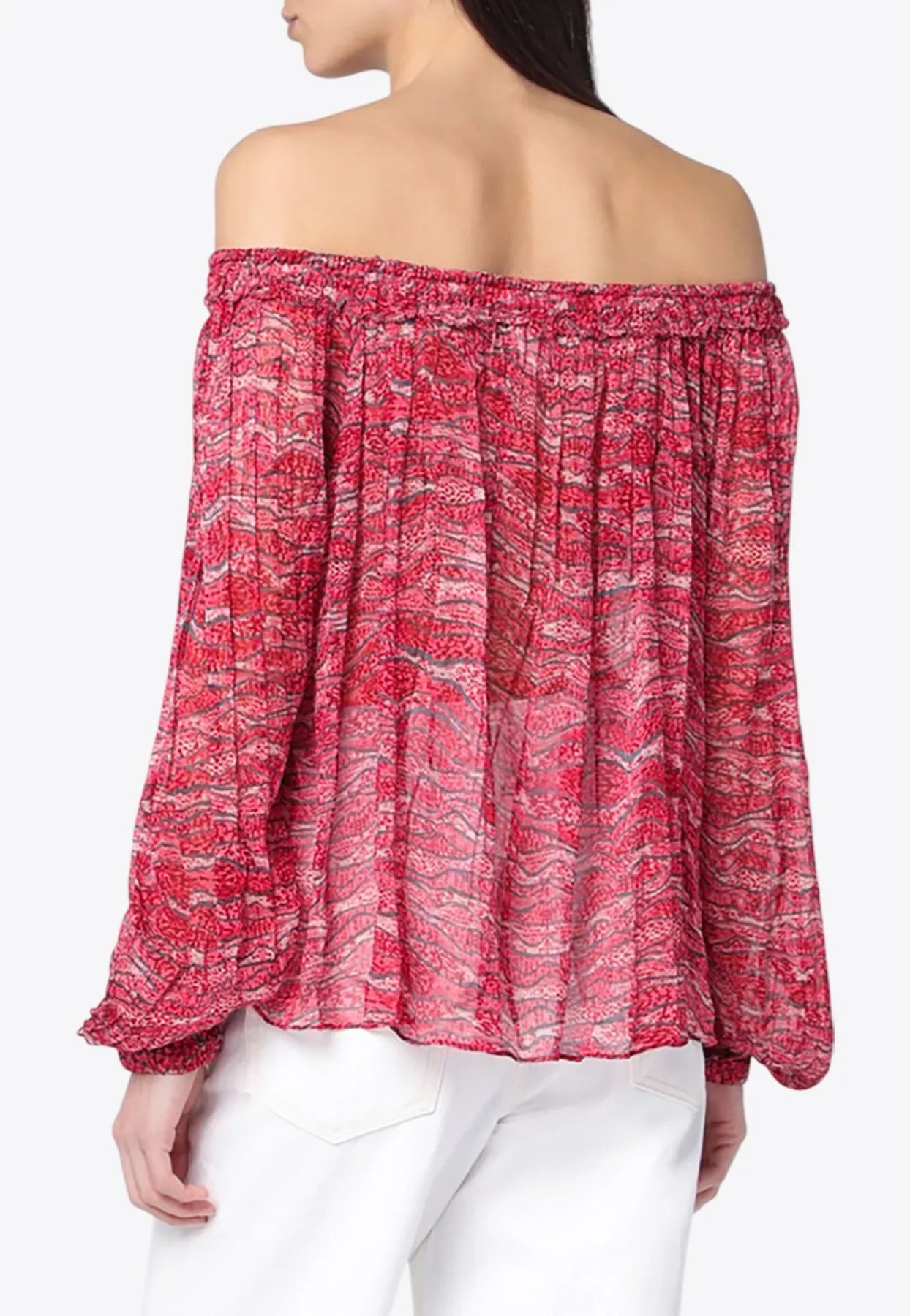 Vutti Off-Shoulder Printed Blouse