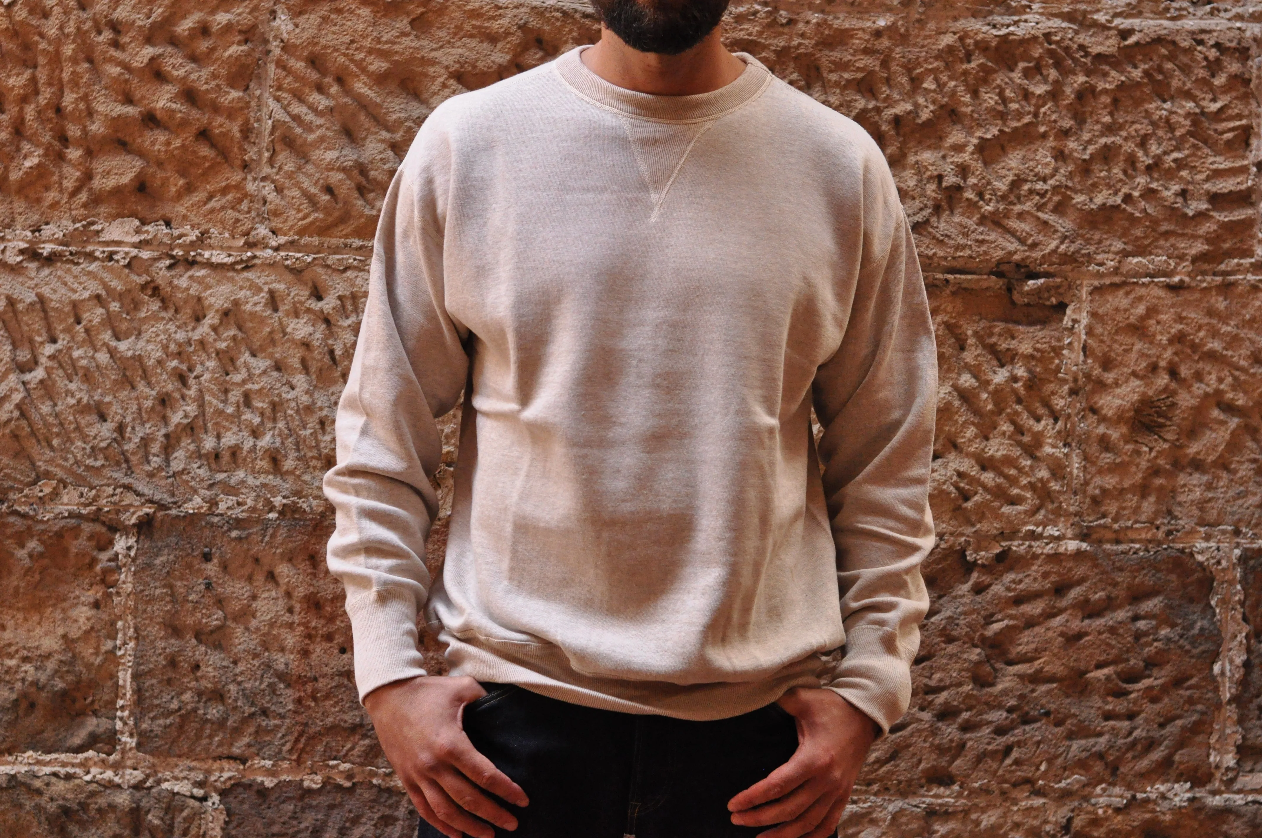 Warehouse Lot.401 10oz "Standard" Loopwheeled Sweatshirt (Oatmeal)