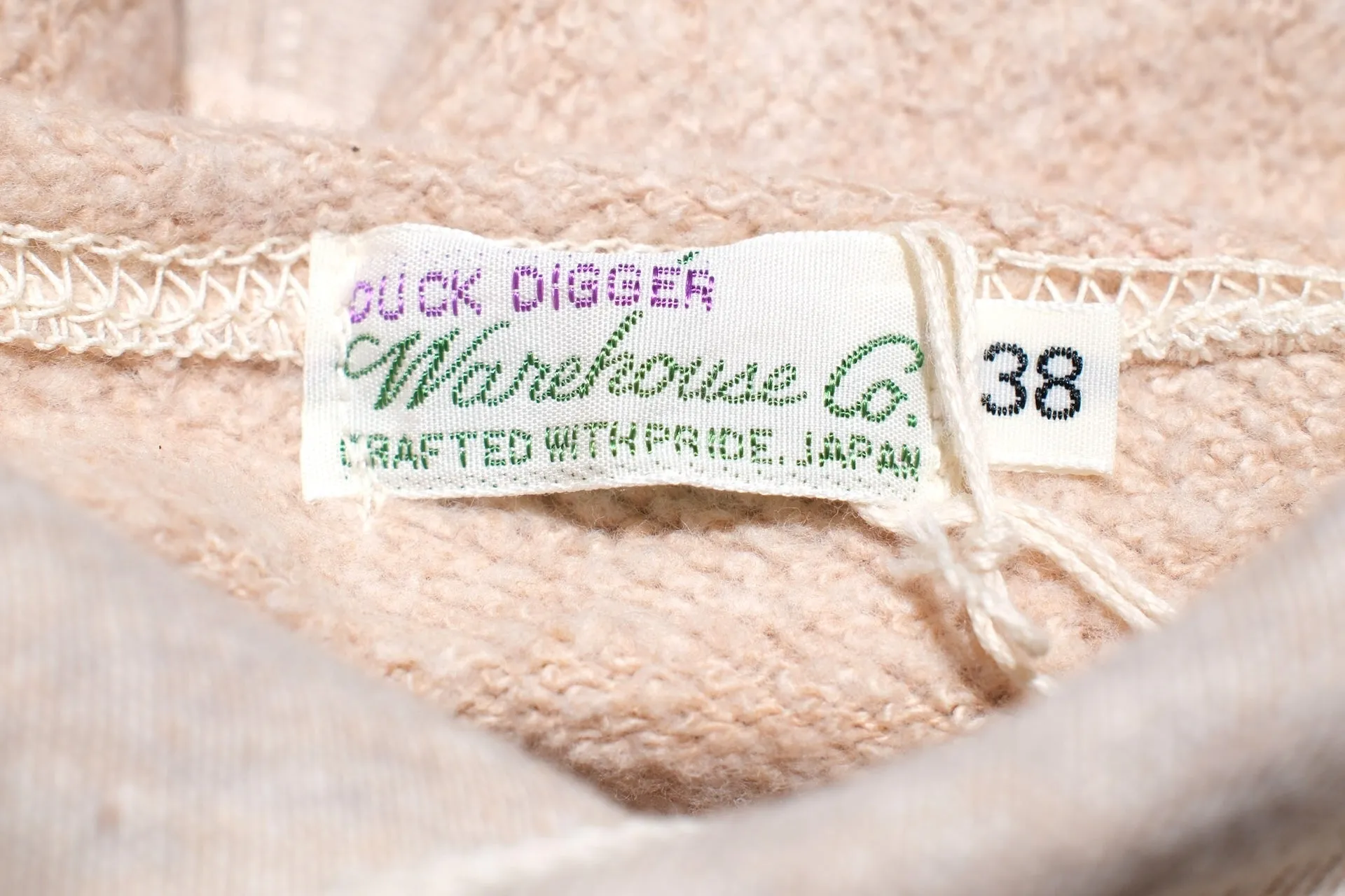 Warehouse Lot.453 10oz Loopwheeled "Footy" Pull Over (Oatmeal)
