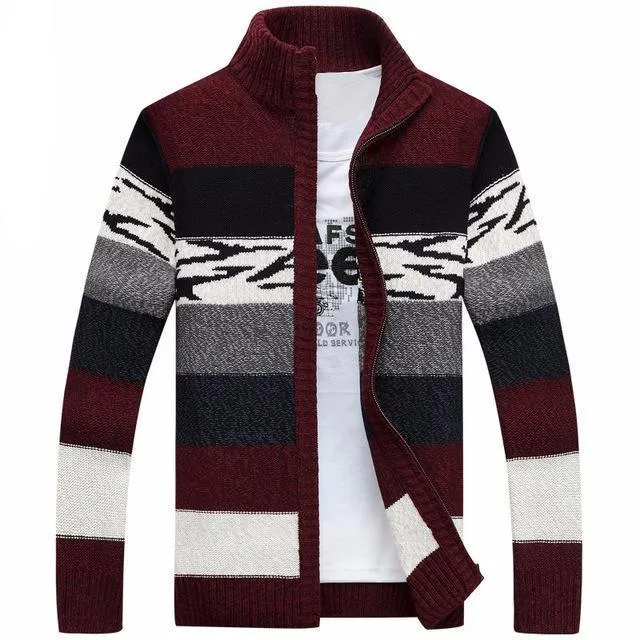 West Louis™ Knitted Sweater Cardigan