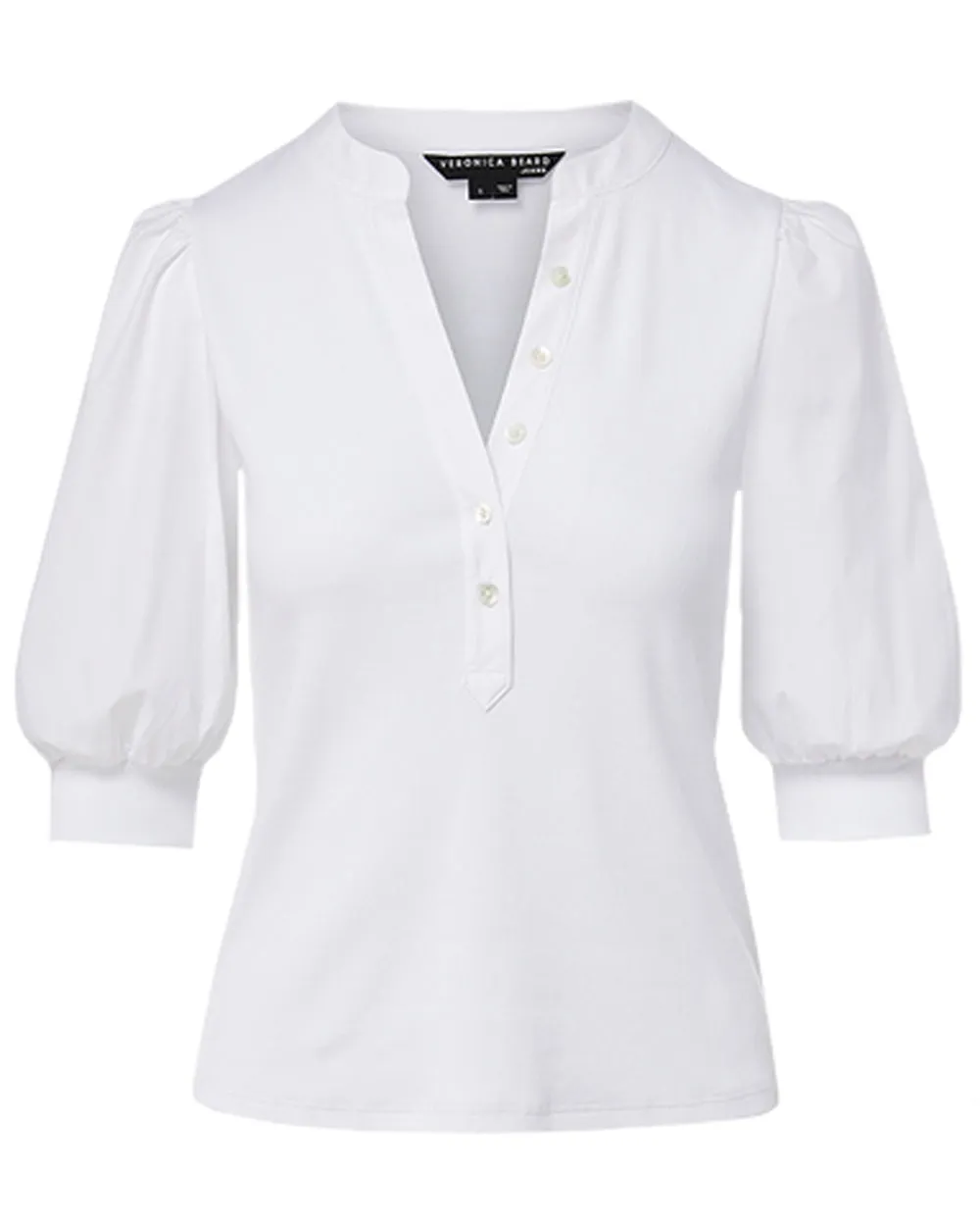 White Coralee Top