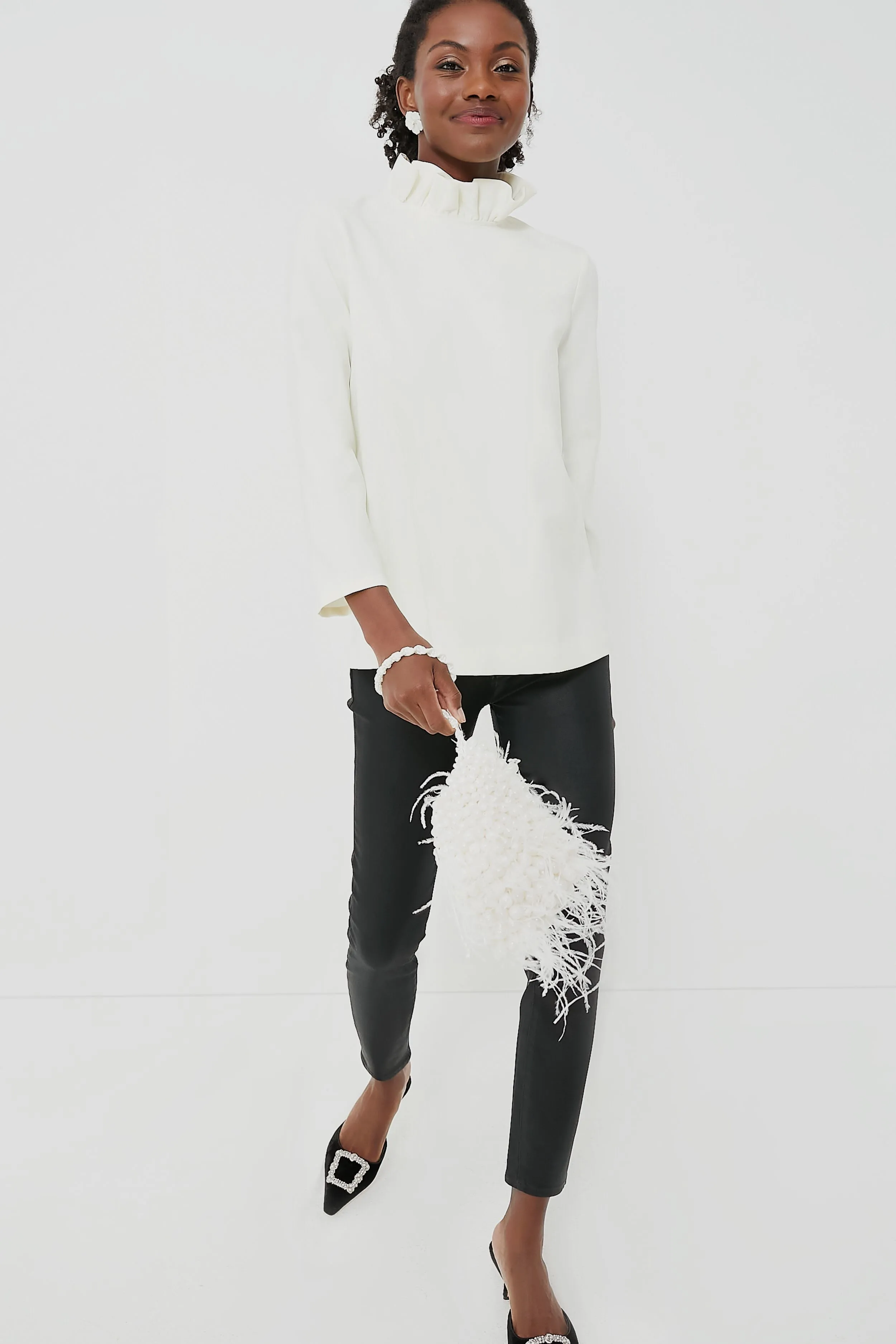 White Faye Blouse