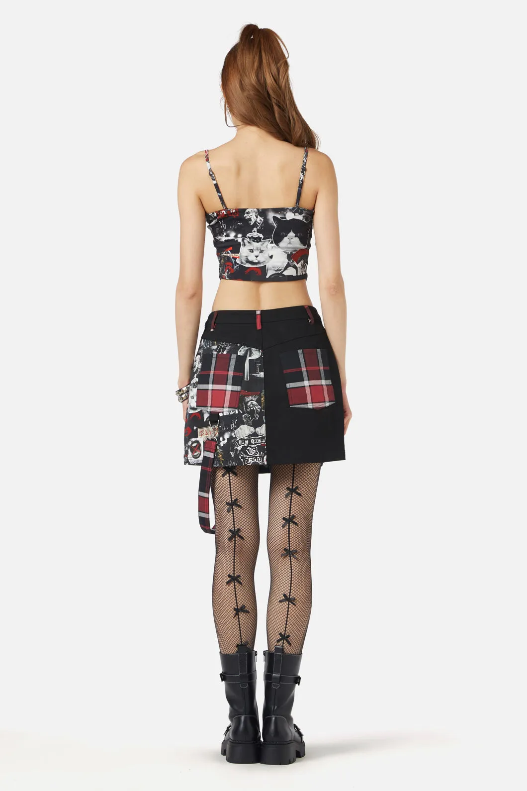 Wild Cat Panel Skirt