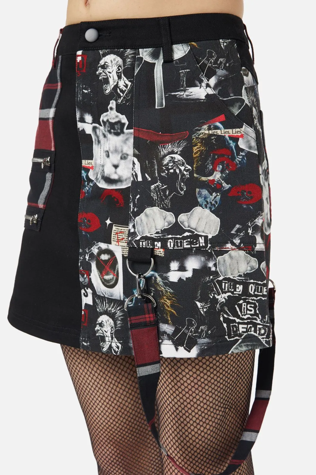 Wild Cat Panel Skirt