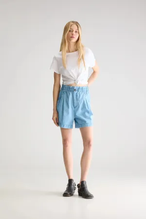 Willa Shorts - Blue Bleach