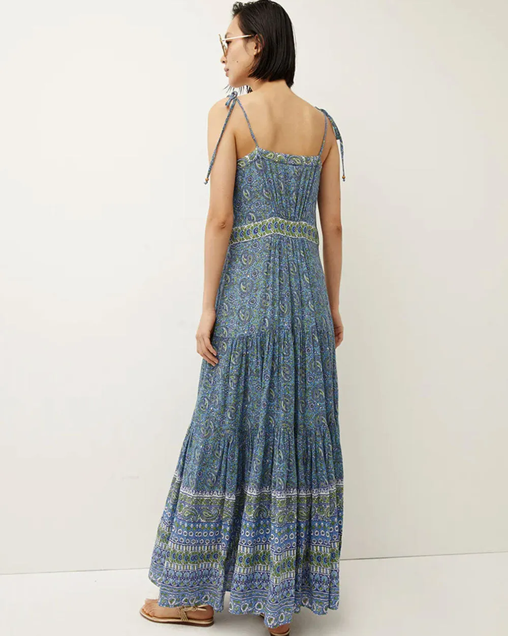 Windansea Blue Multi Maxi-Dress