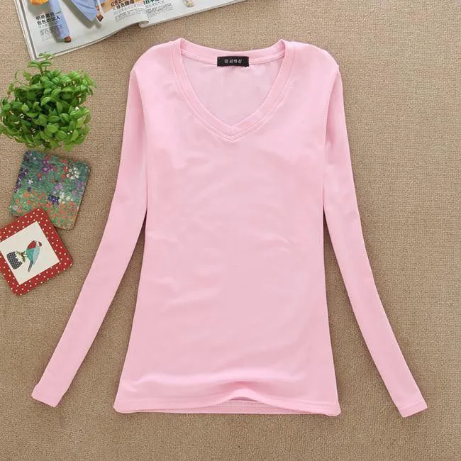 Women Blouse Plus Size Long Sleeve Blouses Shirts Fashion Woman Casual V-neck Clothing Tops
