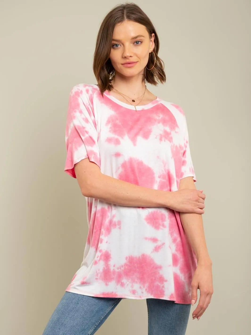 WOMEN'S TIE DYE TUNIC TOP
